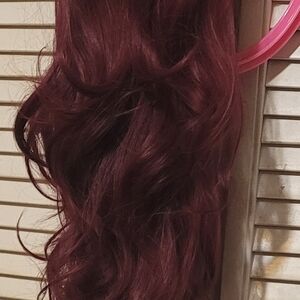 Synthetic Wig Burgandy